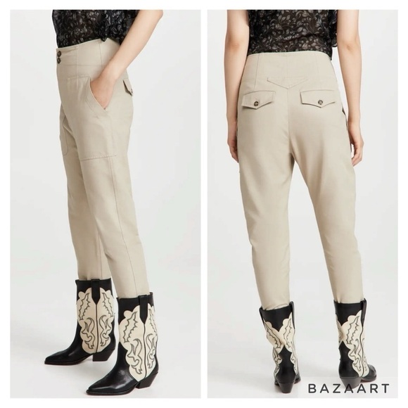 NWT Isabel Marant Etoile Pralunia Pants Sz 38 EU - Picture 1 of 16